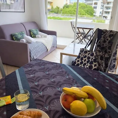 Marine Les Pins - T2, 4p, Terrasse, Pk, Plages Antibes